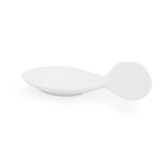 White Canape Spoon with Tail