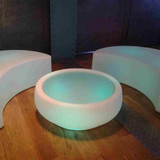 Half Moon Bench Illuminated Half Moon Bench Illuminated