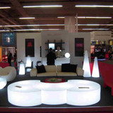 Half Moon Bench Illuminated Half Moon Bench Illuminated