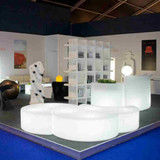 Half Moon Bench Illuminated