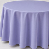 Signature Linen Tablecloth Lavender Round 132in