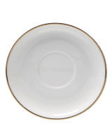 Gold Rim Saucer 6in (Pack Size 10)