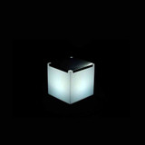 Cube Illuminated with Silver Top Cube Illuminated with Silver Top