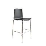 Milan High Back Bar Stool - Black
