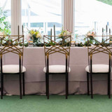 Chameleon Chair Gold & Bronze with Black Legs Chameleon Chair Gold & Bronze with Black Legs