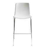 Milan High Back Bar Stool - White Milan High Back Bar Stool - White