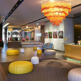 Candy Ottoman Grey - Large