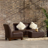 Club 3 Seater Sofa - Cocoa Brown Club 3 Seater Sofa - Cocoa Brown