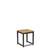 Cube Black Bar Stool (Small) Cube Black Bar Stool (Small)