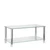 Kodeta Glass Coffee Table - with shelf Kodeta Glass Coffee Table - with shelf