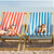 Giant Blue & White Deckchair Giant Blue & White Deckchair