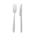 Giant Silver Knife & Fork Giant Silver Knife & Fork