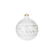 White Christmas Bauble -  Small