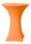 Spandex Orange Pod Table Cover Spandex Orange Pod Table Cover