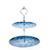Vintage Afternoon Tea Stand Blue 2 Tier 27cm & 20cm (Pack Size 1) Vintage Afternoon Tea Stand Blue 2 Tier 27cm & 20cm (Pack Size 1)