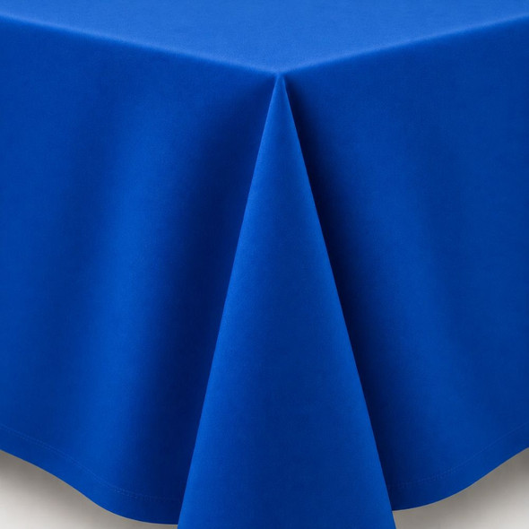 Linen Tablecloth Blue 54in x 120in