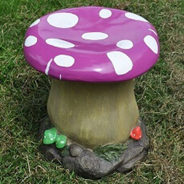 Toadstool Purple and White