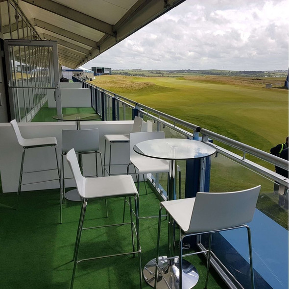 Pod Table Glass Round- High Pod Table Glass Round- High