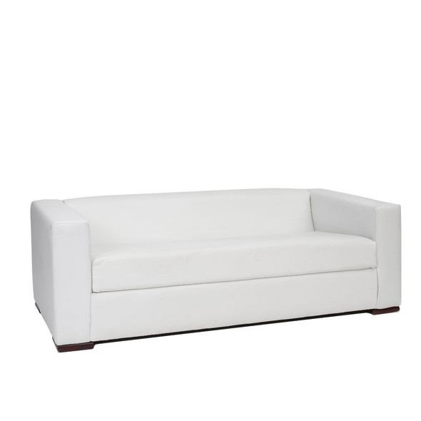 Alaska 3 Seater Sofa - White