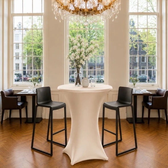 Spandex Champagne Pod Table Cover