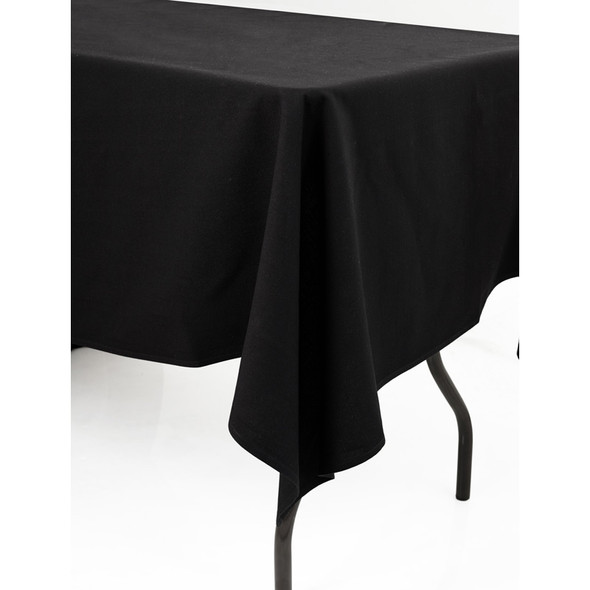 Black Square Tablecloth 60x60in