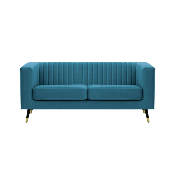 Capri 2 Seater Sofa Dark Blue