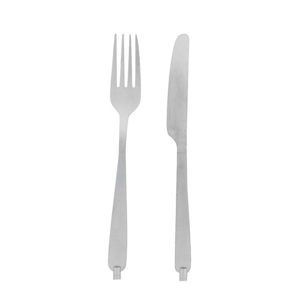 Giant Silver Knife & Fork