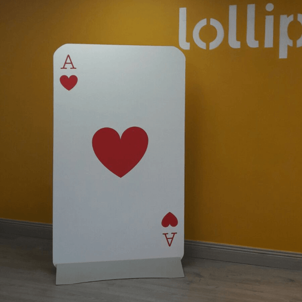 Giant Playing Card  - Ace of Hearts