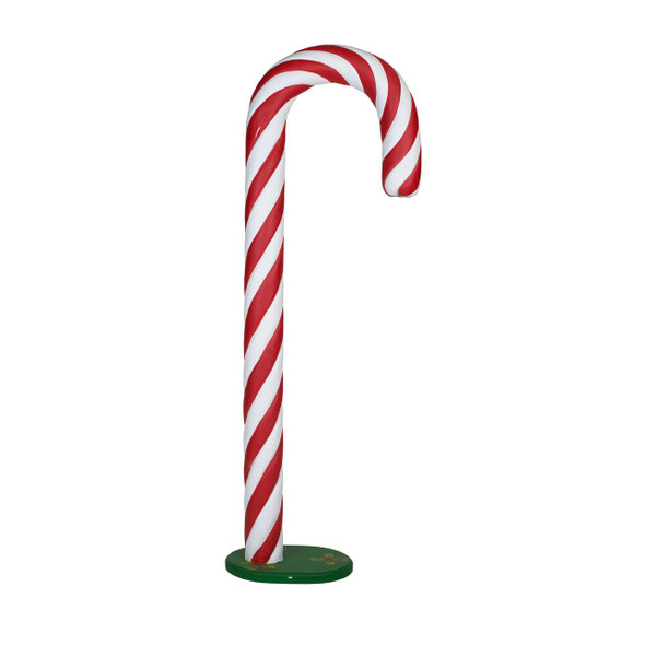 Giant Skinny Candy Cane on Stand