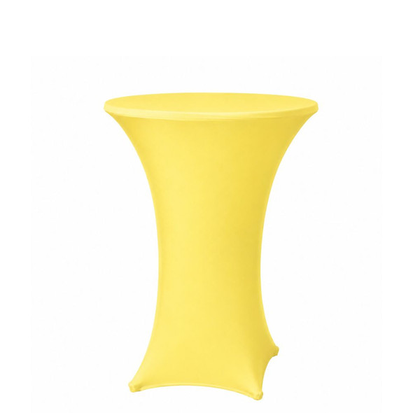 Spandex Lemon/Yellow Pod Table Cover