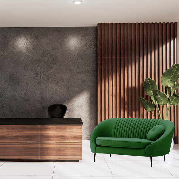 Como 2 Seater Dark Green