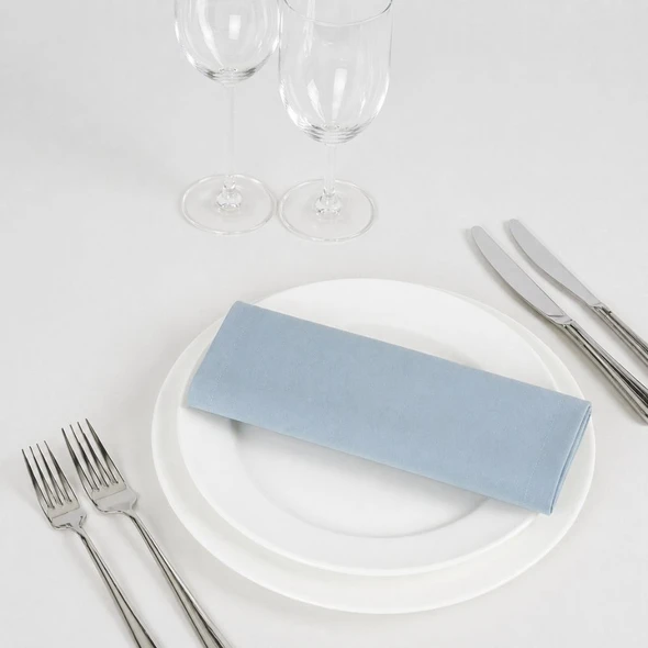 Cotton Napkin - Light Blue 51cm x 51cm