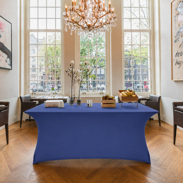 Spandex for 6ft Trestle Table Royal Blue