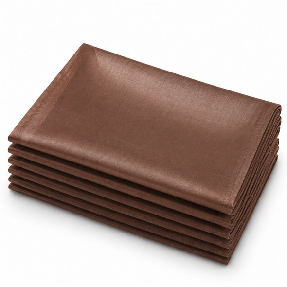 Silk Taffeta Napkin Cappuccino 20in x 20in