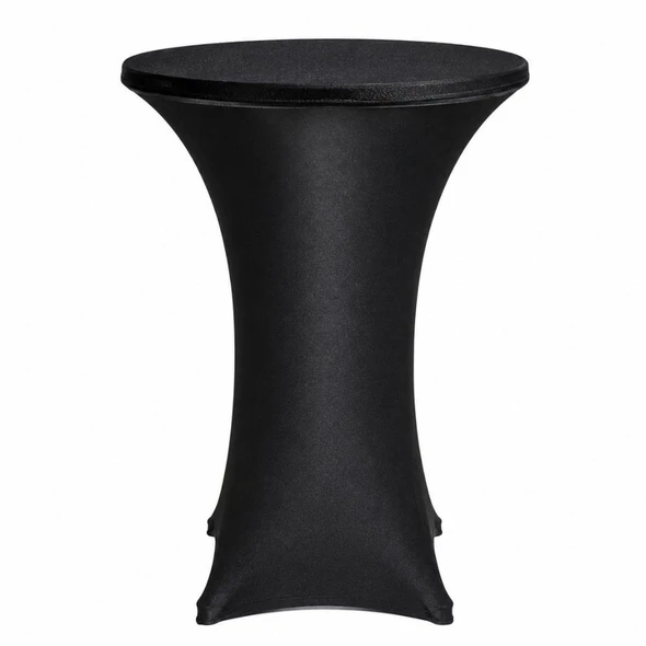 Spandex Pod Table Topper Black Sparkle
