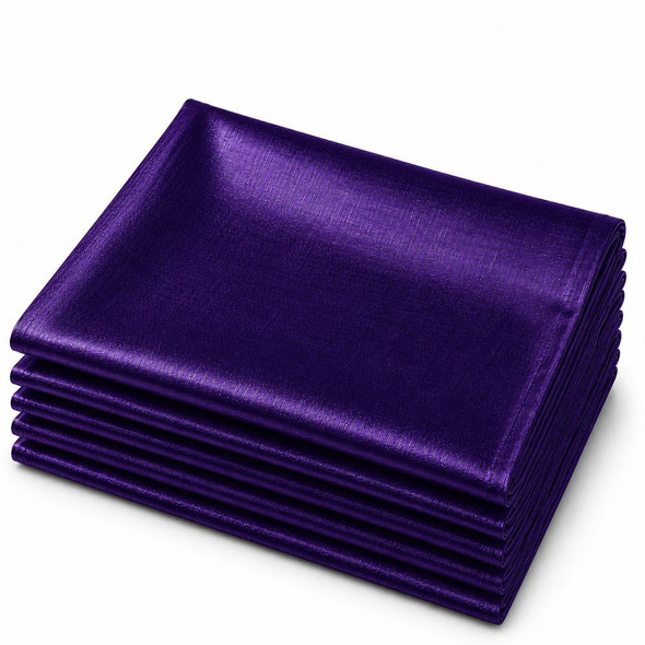 Silk Taffeta Napkin Purple 20in x 20in