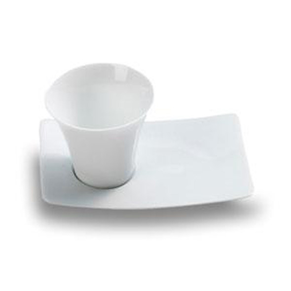 White Cup & Saucer Mini Dish