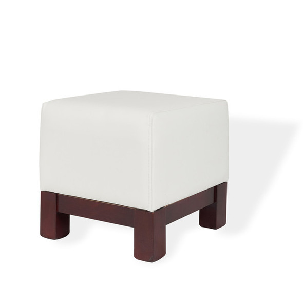 White Club Footstool for hire