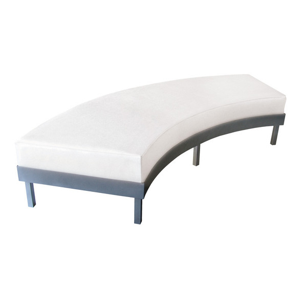 Java Ottoman White Leather Java Ottoman White Leather