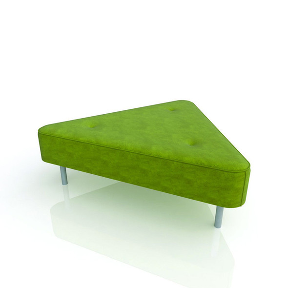 Triangle Ottoman Lime Green Triangle Ottoman Lime Green