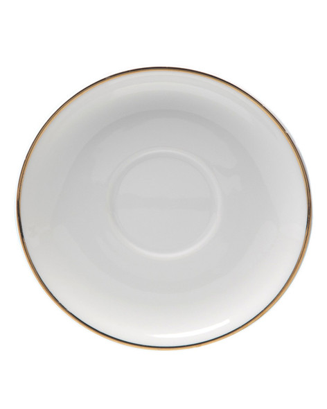Gold Rim Saucer 6in (Pack Size 10)
