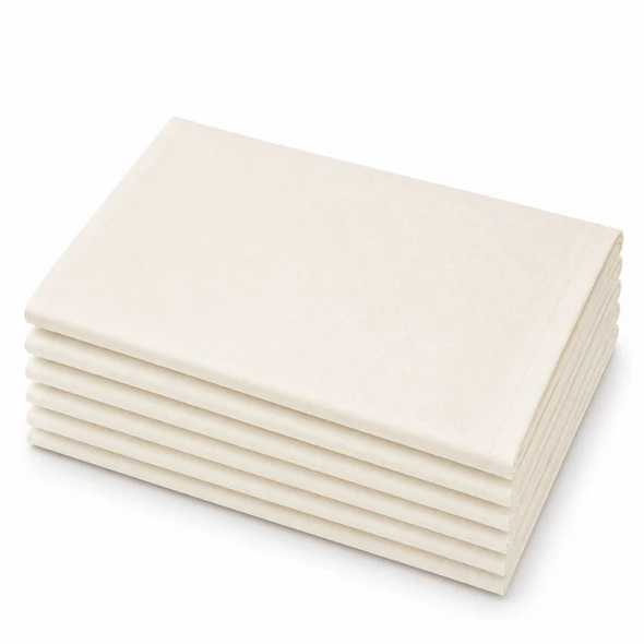Signature Linen Napkin Ivory 20in x 20in