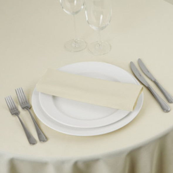 Linen Napkin Butter Ivory 20in x 20in