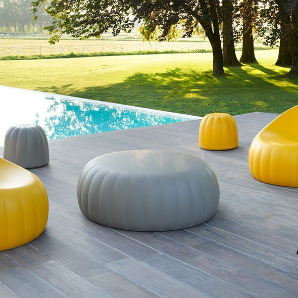 Candy Ottoman Grey - Large Candy Ottoman Grey - Large