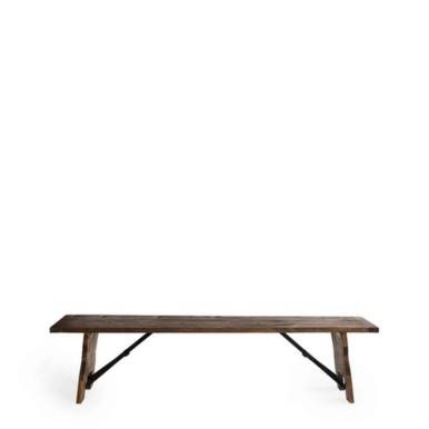 Rustic  Wooden Bench with Foldable legs