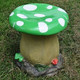 Toadstool Green and White