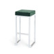 Cube White Bar Stool