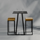 Cube Black Bar Stool