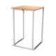 Cube High Bar Table White Frame