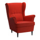 Wingback Armchair Red Wingback Armchair Red
